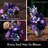 Set (609 Mothers Day Dahlia Flower Bouquet Building for Adults,Gift for Mom Women Girlfriend Wife Gothic Botanical