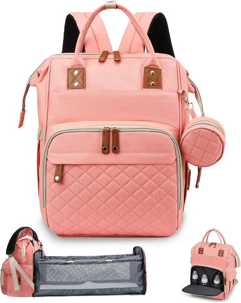 SALIFA Diaper Bag Backpack with Changing Station, Baby Diaper Backpack Bag, Large Diaper