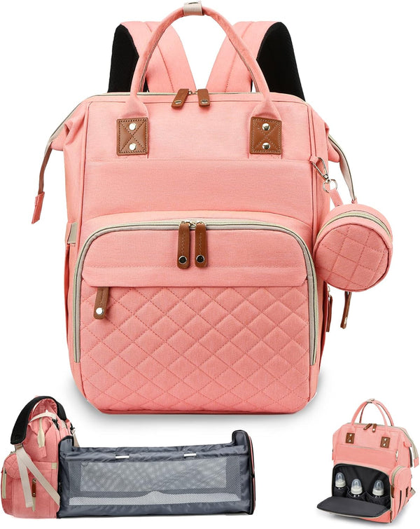 SALIFA Diaper Bag Backpack with Changing Station, Baby Diaper Backpack Bag, Large Diaper