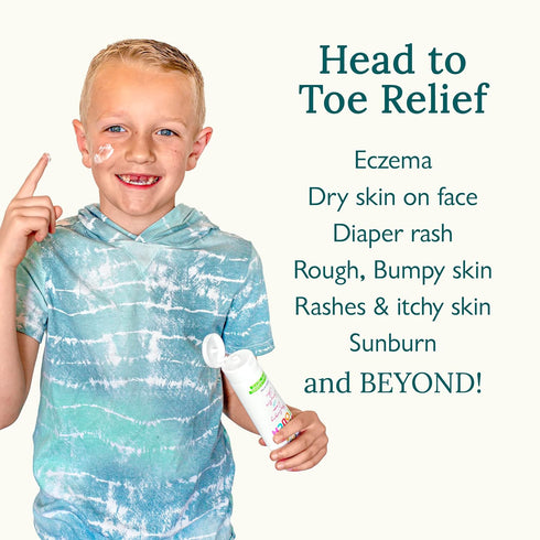 Baby and Kids Moisturizing Cream for Sensitive Skin, Multi-Purpose Healing Therapy for Eczema, Psoriasis, Rash