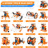 13-in-1 8-12, 8 9 10 11 12 STEM Education Solar Robot Toys for Age DIY Building Science Experiment Robots Kit Birthday