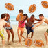 6 Pcs Giant Inflatable Footballs - 16 Inch Blow Up Toys for Summer Pool and Beach Games