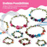 Flower Crown & Bracelet Making Kit for Kids, Crafts for Girls Ages 6-8, Birthday Gifts for DIY Hair Accessories