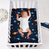 3 Pack Pack Pack PHF Soft Mini Crib Sheets, Space Silky N Play Sheets for Baby Boys Girls Neutral, Universal Fit for N