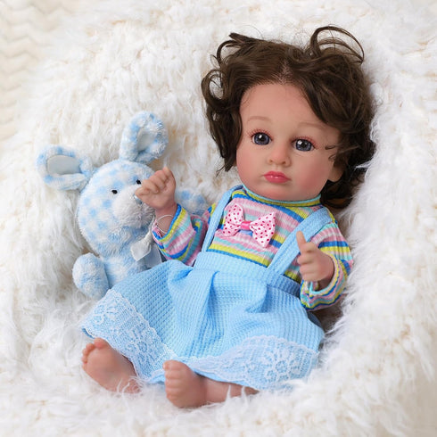 BABESIDE 10 Pcs Baby Doll Clothes for 10-12 Inch Dolls, Outfits, Jumpsuit, Skirts & Hat for Newborn Baby Dolls
