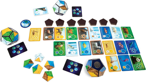 Blue Orange Games Planet Board Game - Award Winning Strategy Game for 2 to 4 Players, Ages 8 & Up.
