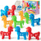 Coogam Unicorn Uppercase & Lowercase Letters Matching Game, 13pcs Double-Sided ABC Letter Toys for Toddlers