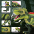 3-5-7, 7 4-7, 3+ Remote Control Dinosaur Toys for Kids Upgraded T Rex Dinosaur Toys with Changing Light, Color Spray