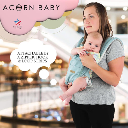 6-in-1 Acorn Baby Parent Carrier Sling with Hip Seat - Ergonomic Carrier Front Carrier Breastfeeding Holder for Parents