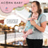 6-in-1 Acorn Baby Parent Carrier Sling with Hip Seat - Ergonomic Carrier Front Carrier Breastfeeding Holder for Parents