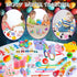 QATITP 600 Pcs Easter Basket Stuffers for Kids Party Favors,Easter Fillers,Fidget Toys,Bulk Easter Toys,Stocking