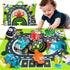 Big Cartoon Truck Car Toys for 1 Year Old Boy with Playmat/Storage