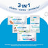 3-In-1 99.9% 240 Count (4 Packs) WaterWipes Sensitive+ Newborn & Baby Wipes, Cleans, Cares, Protects, Water, Unscented