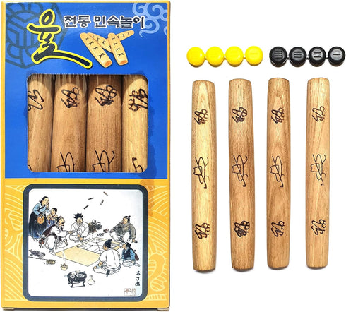 YUTNORI Korean Board Games ??? Yunnori Floor Games for Family and Party Strategy Fun