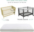 24"X38" Breathable Mini Crib Waterproof Mattress Protector Pad- Hypoallergenic - Noiseless - Washable- Breath Easy