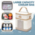 Pack, 6 9 Mancro Breastmilk Cooler Bag with Ice Double Layer Insulated Baby Bottles Bag Fits Bottles Up to Ounces