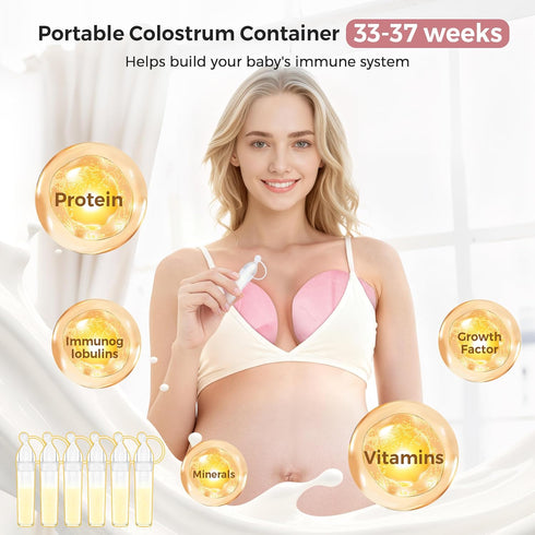 60 Set 50 Packs Breastfeeding Care Kit for Nursing Moms, Piece Complete Gift with Milk Collector, Storage Bags