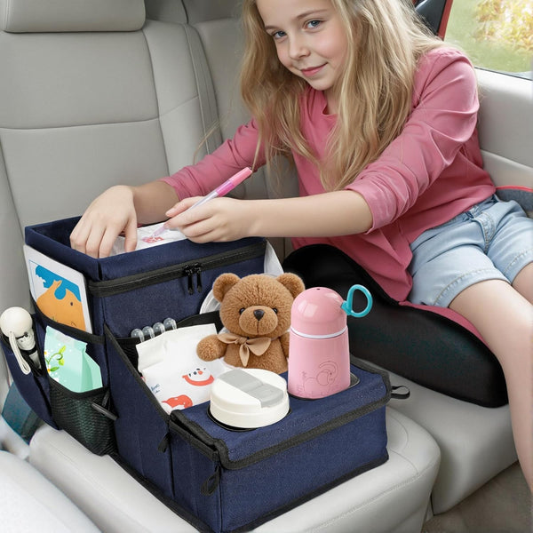 Backseat Organizer for Kids & Adults Car Seat Cooler Warmer with 2-in-1