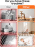 SAPESEHE Floor Stand Suitable for Nanit Baby Monitor, Holder Mount with Adjustable Height and Stable Base (Camera not