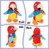 Hopearl Talking Parrot Toy - Repeats What You Say, Walking Electric Interactive Animated Plush Buddy for Toddlers