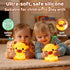 Dimmable 30 BPA-Free SiliconeHuggwaii Highland Cow Night Light for Kids, Squishy Night Light Touch Cow Lamp, Highland