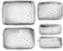 Beary Tidy 5 Piece Diaper Bag Organizer Pouch Set, Clear with Zippers and Nestable
