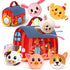 Baby Toys 6-12 Months - Soft Barn with Stuffed Farm Animals Toy,