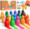 YPLUS Jumbo Crayons for Toddlers 1-3, 16 Colors Non-Toxic Washable Art Crayons