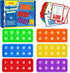 Ten-Frame Math Manipulative for Elementary, Counting Number Math Games, Montessori Educational Toy for Kindergarten