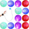 Wrist Balls on a String with Elastic Return Ball, Bulk Flashing Wristband Toys for Birthday Party Favors