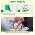 Helsort 2 Sets, (368) Travel Tangram Puzzle - Magnetic Puzzle Book for Road Trips, STEM Jigsaw Game with Tangram