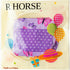 Set 2Pcs 3-6 R HORSE Kid Apron and Chef Hat - Purple Butterfly Toddler Kitchen Apron for Girls, Adjustable Role Play