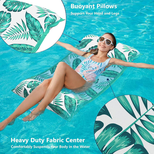 Hammock Hammock 4 1 Swimming Jasonwell Water Pool Floats - Fabric Inflatable Pool Float Floaties in (Saddle Lounge