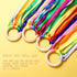 6 Pieces Ribbon Hand Kite Montessori Toy, Creative Waldorf Toy with Wood Ring, Bright Colors for Birthday Party
