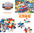 Puzzles,48 3-5,Children 4-8 Jumbo Floor Puzzle for Kids,Fire Rescue Jigsaw Large Piece Firefighter Fireman Fire Truck