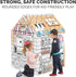 Bankers Box at Play Color in Treats N' Eats Playhouse, Cardboard Playhouse and Life Size Craft Activity for Kids and