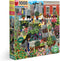 eeBoo - Piece and Love Urban Gardening - 1000 Piece Square Adult Jigsaw Puzzle, Glossy, Sturdy Pieces