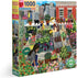 eeBoo - Piece and Love Urban Gardening - 1000 Piece Square Adult Jigsaw Puzzle, Glossy, Sturdy Pieces