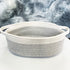 ABenkle Woven Cute Chest Box for Cat Dog Toys Storage, 12"x 8"x 5", Small Decorative Gift Basket with Handles