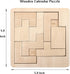 Daily Calendar Puzzle-Wooden Puzzles for Adults-A Puzzle to Challenge 365+ Date,Office Logic Puzzle