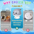 2024 Upgraded Baby Whale Bath Toy, Light Up Bath Fountain for Toddlers 1-3, IPX8 Waterproof Sprinkler