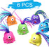 6PCS Light up Pulling Hair Screaming Monster - Flashing Hair-Pulling Anti Anxiety Toy for Kids and Adults Stress Relief