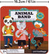 Petit Collage Magnetic Play Set, Animal Band - Mix & Match Magnetic Game Board for Ages 3+