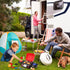 Kids Play Food Grill with Pretend Smoke Sound, Light Kitchen Playset BBQ Accessories for Toddler Girl Boy, 2-6 Year Old