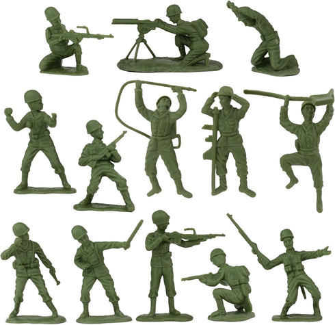 BMC Toys WW2 40pc Playset BMC D-Day Plastic Army Men - Utah Beach Soldier Figures