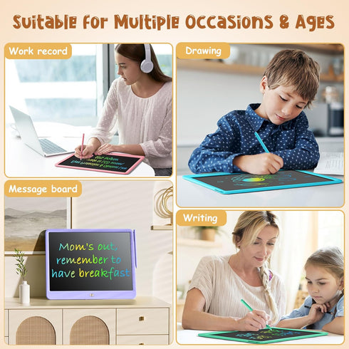 15-Inch 3-12+ Kidopire LCD Writing Tablet for Kids, Large Screen Drawing Writing Tablet Doodle Board, Toddler