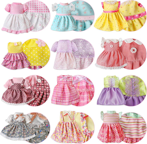 10 Sets 12 13 14 15 Inch 22 Alive Baby Doll Clothes and Accessories - Girl Doll Clothes Dress for Dolls, Baby Doll
