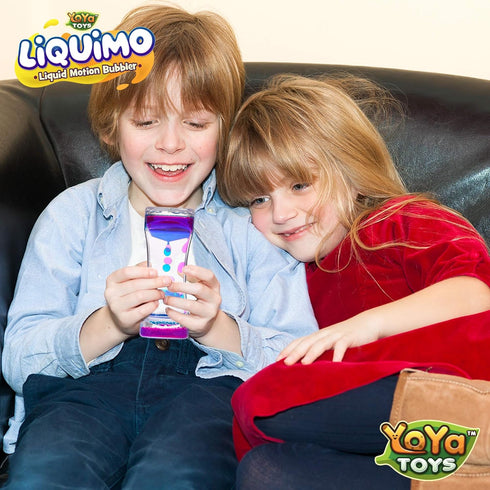 YoYa Toys Liquimo - Liquid Motion Bubbler, 3 Pack Sensory Fidget Desk Toy for Kids & Adults