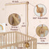 31 Inch Baby Crib Mobile Arm - Mobile Hanger for Baby Girl or Boy Nursery Crib Decor - Wooden Decoration Attachment
