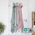 Ehrenkind 100 100 cm, Hooded Towel, Baby Towel with Hood Made of Cuddly Soft Organic Cotton, Bath Towel in x Light